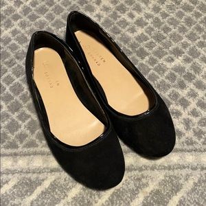Black Suede Flats